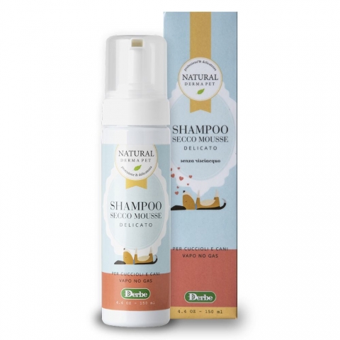 Mousse shampoo for puppies and dogs